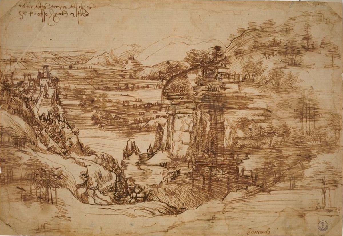 Paesaggio P8 di Leonardo