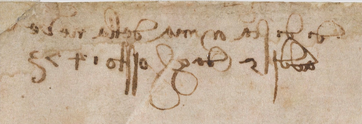 scritta Leonardo da destra